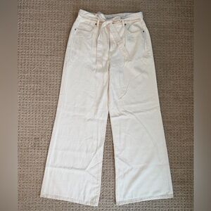 NWT LOFT Beige Palazzo Pants 30 10